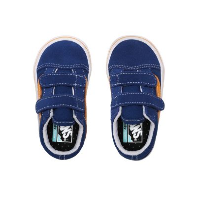 Vans Pop ComfyCush Old Skool V - Çocuk Spor Ayakkabı (Mavi)